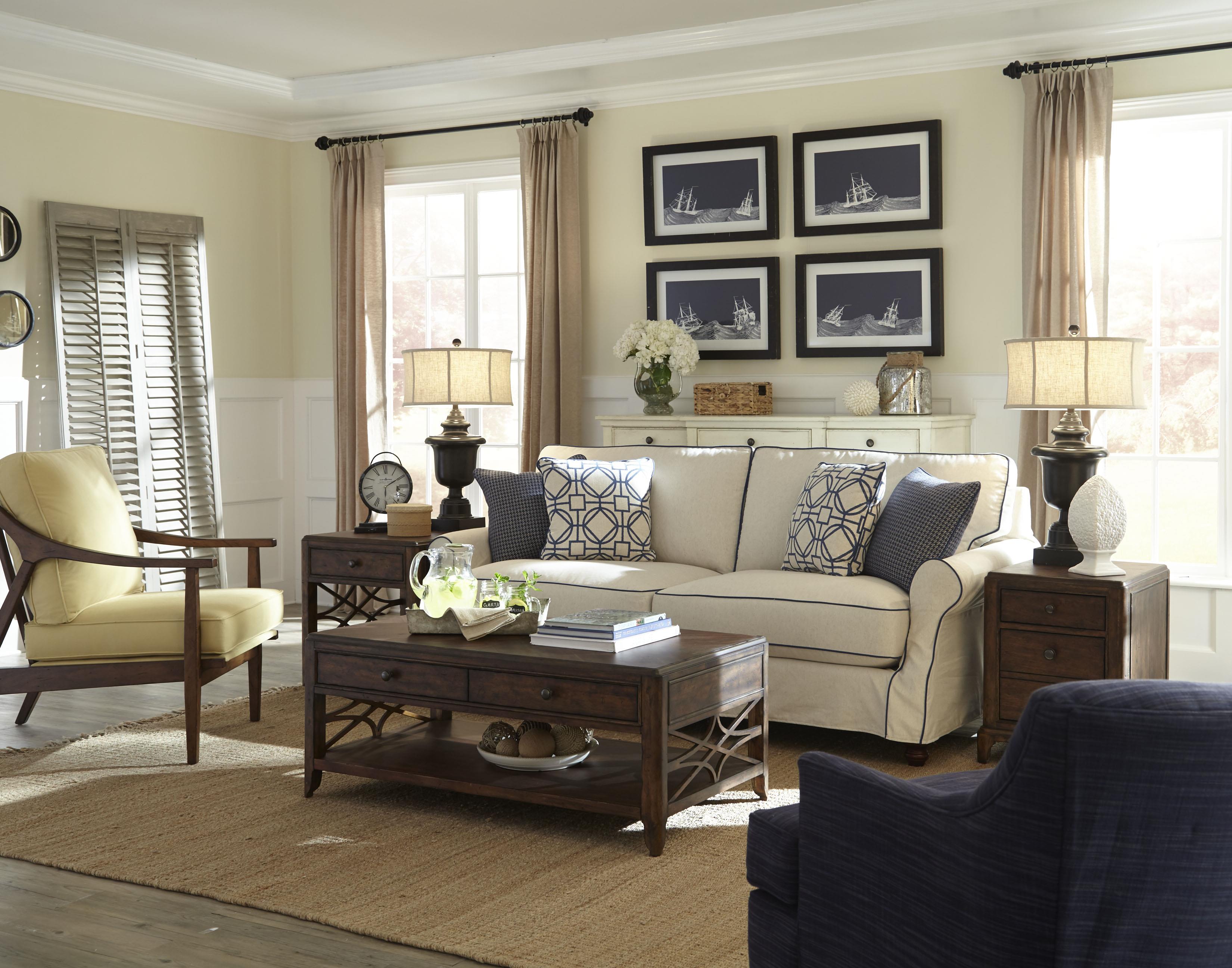 Trisha Yearwood Home Collection by Klaussner Tifton Traditional Sofa